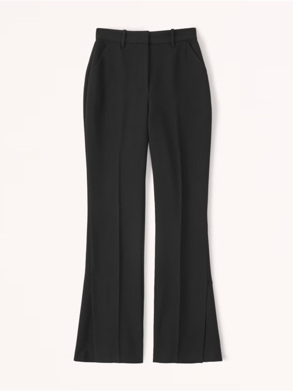 Abercrombie & Fitch Black Tailored Flare Pant NWT
